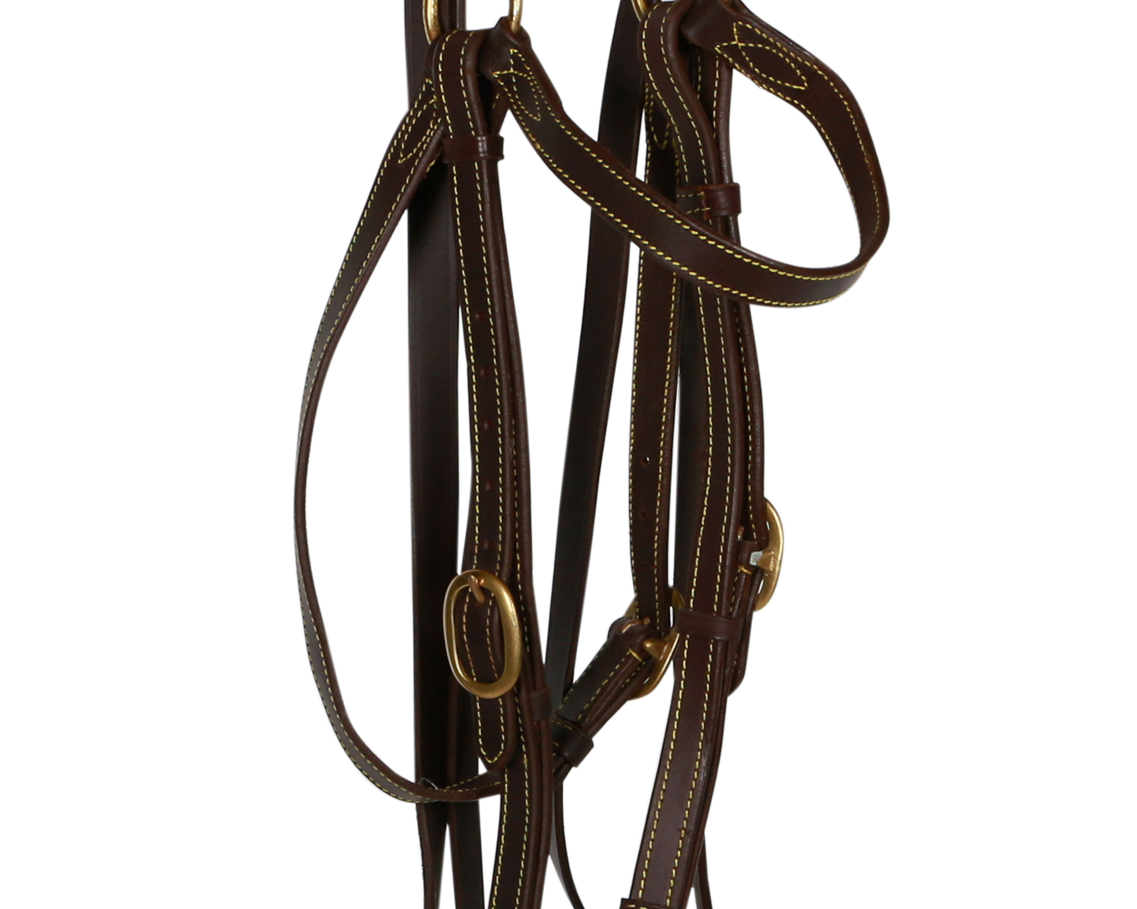 NEW! Syd Hill Rawhide Browband Barcoo Bridle Head Havana
