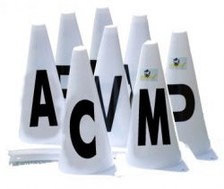 Dressage Cones - Set of 8 - 31cm