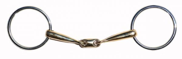 Loose Ring Training Snaffle - Gold