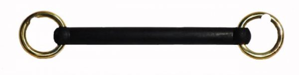 Rubber Covered Straight Bar with SS Rings 4 3/4"
